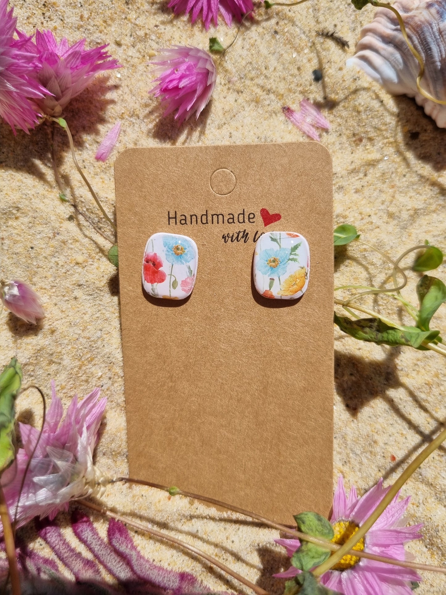 Poppit - Polymer Clay Handmade Earrings.