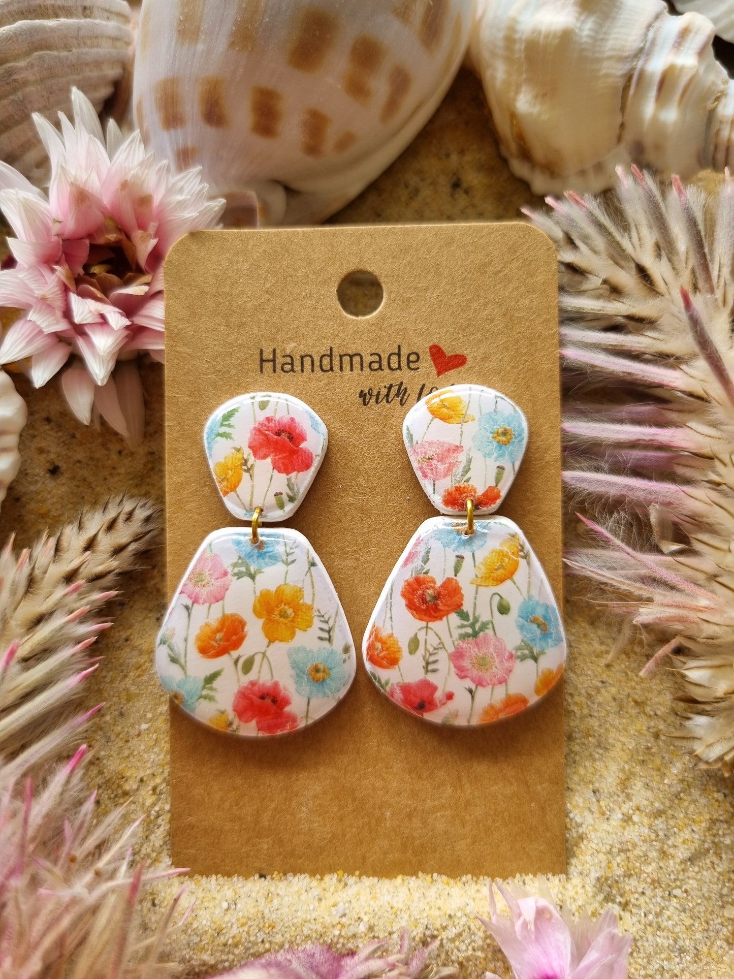 Secret Garden - Polymer Clay and Resin Earrings