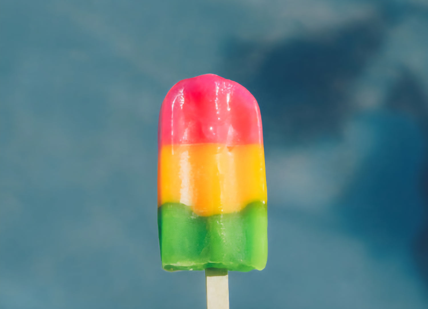 Hot summer days pictured by an icecream advertising polymer clay summer earrings