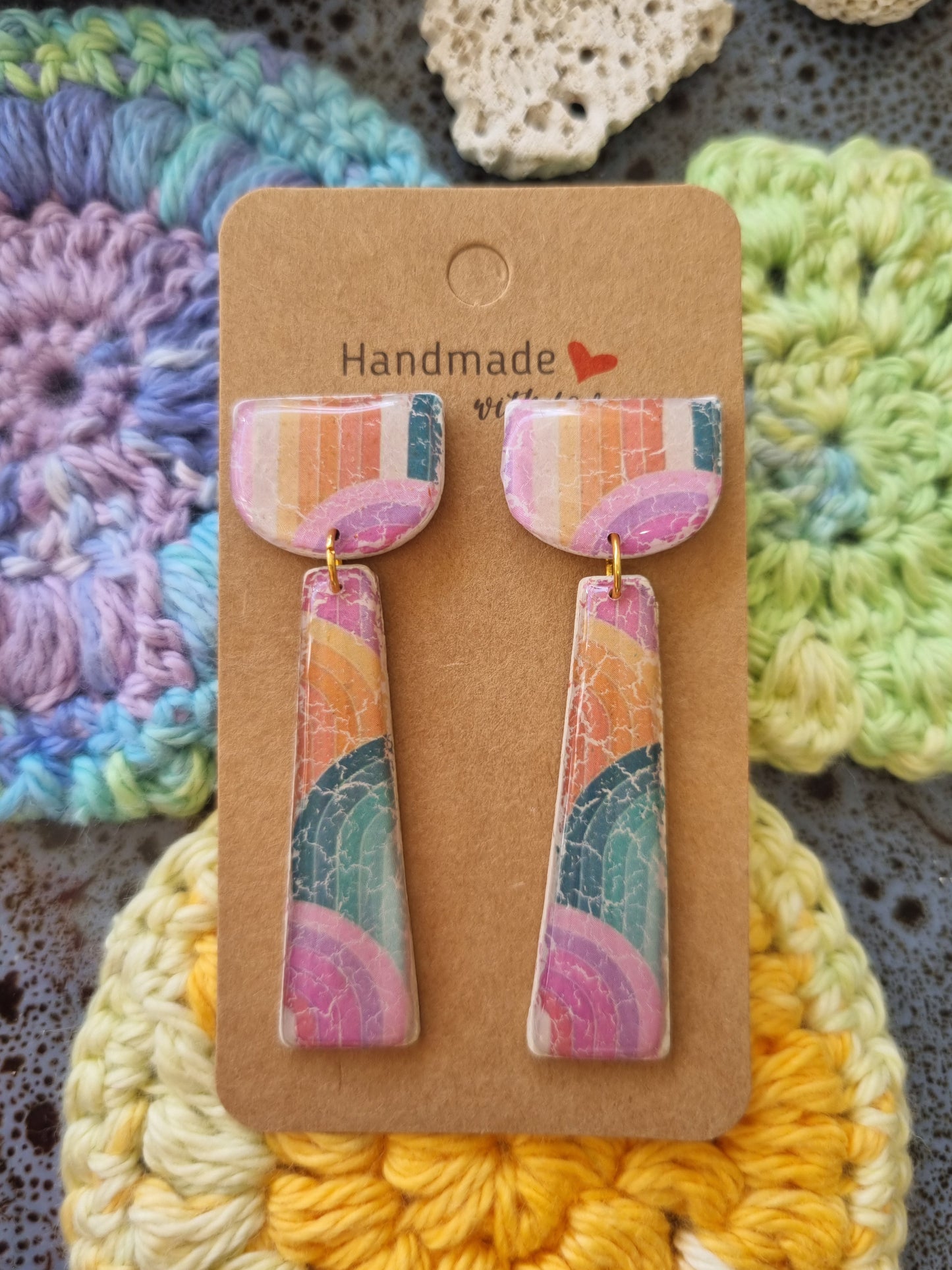 Sunny - Polymer Clay Earrings.