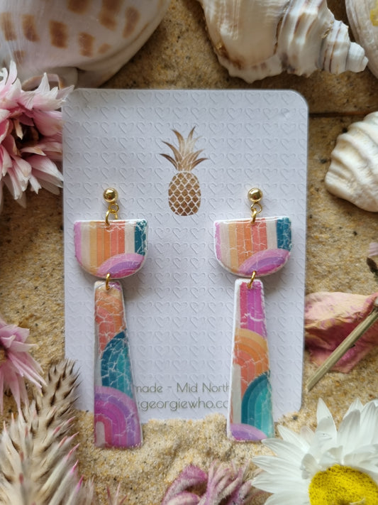 Sunday -Polymer Clay Earrings