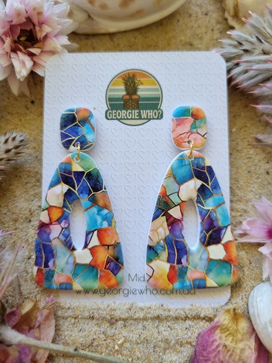 Prism - Polymer Clay Handmade Earrings