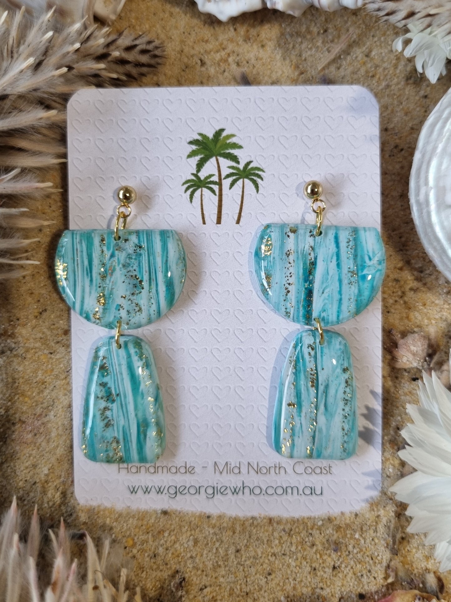 Sunlight - Polymer Clay Handmade Earrings