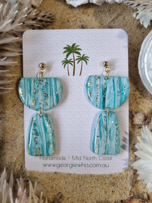 Sunlight - Polymer Clay Handmade Earrings