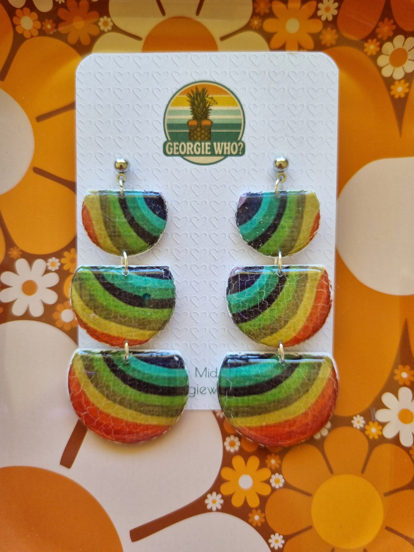 Retrospective - Polymer Clay and Resin Earrings