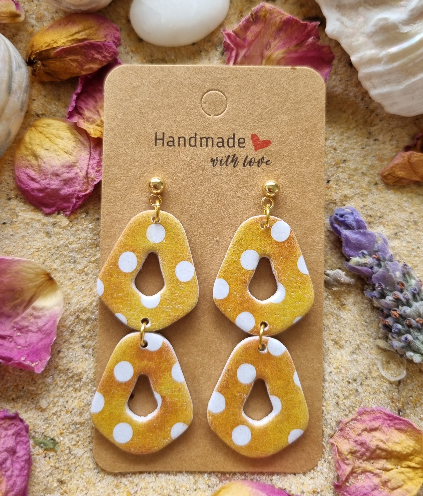 Honey - Polymer Clay Earrings