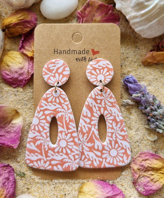 Palm Springs - Polymer Clay Earrings