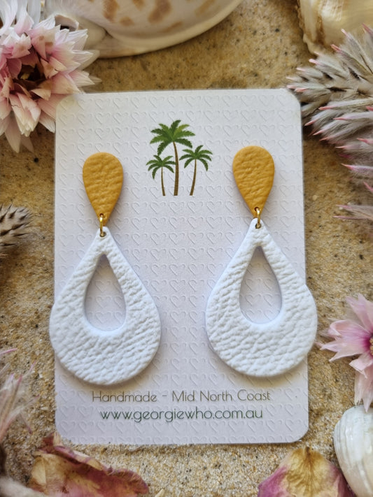 Surf & Sand - Polymer Clay Earrings