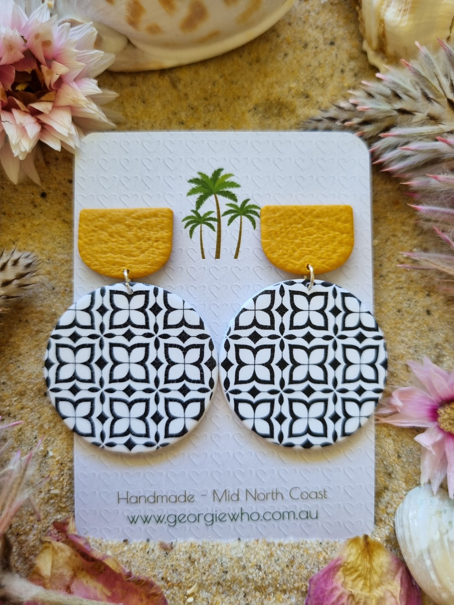 Portifino - Polymer Clay Earrings